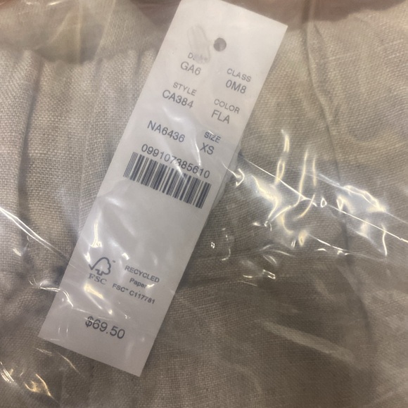 J Crew Tropez short in linen CA384 - Picture 6 of 6